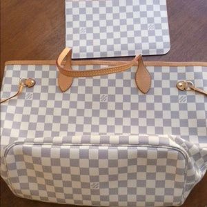 Louis Vuitton Damier Azur Rose Ballerine